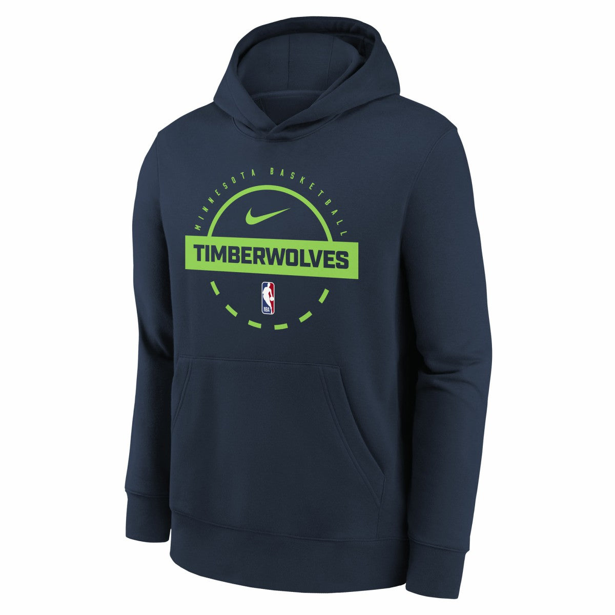 Minnesota Timberwolves Youth 2025/26 Club Fleece Practice Hoodie - Navy | Nike outlet