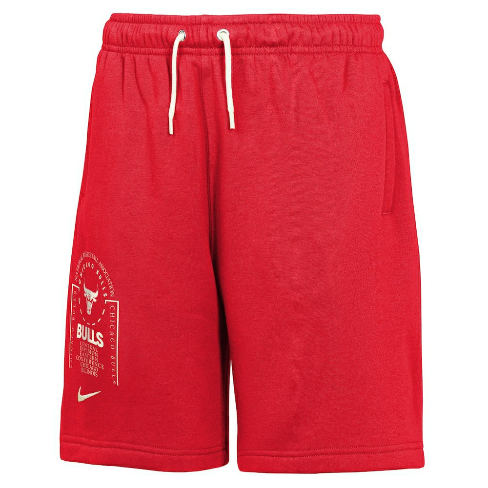 Chicago Bulls Youth Courtside Club Fleece Shorts - Red | Nike cheap