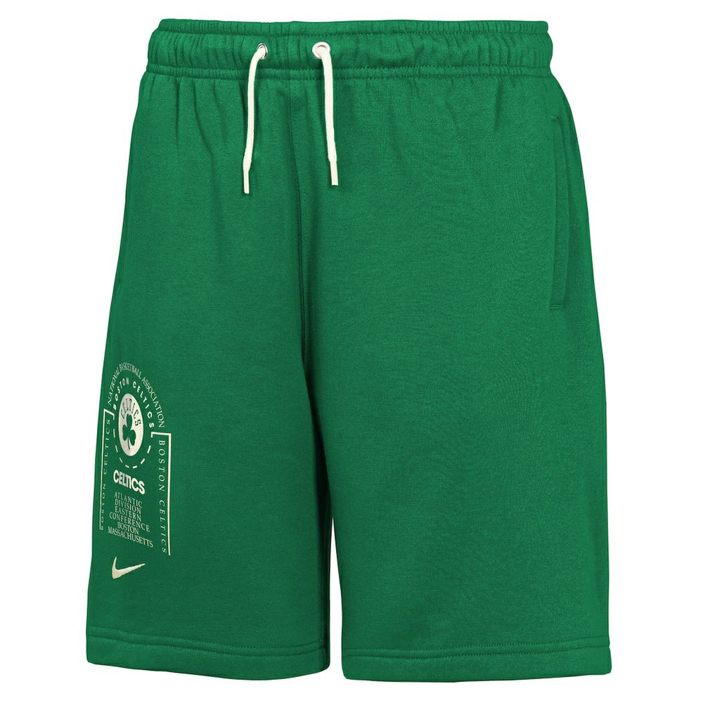 Boston Celtics Youth Courtside Club Fleece Shorts - Kelly Green | Nike on sale
