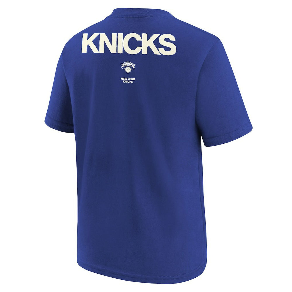 New York Knicks Jordan Brand Youth Courtside Statement 85 T-Shirt - Royal shop