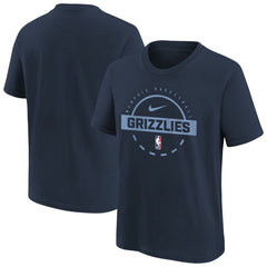 Memphis Grizzlies Youth Practice T-Shirt - Navy | Nike discount