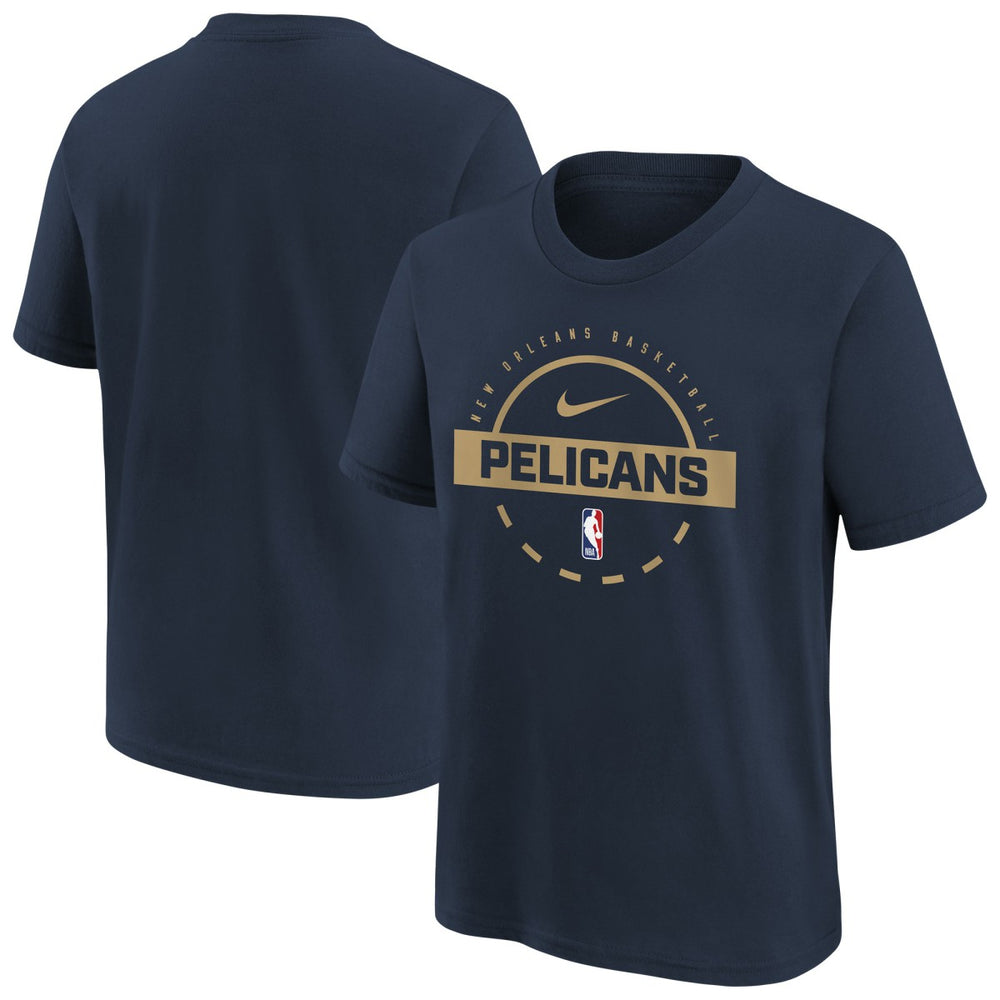 New Orleans Pelicans Youth Practice T-Shirt - Navy | Nike outlet