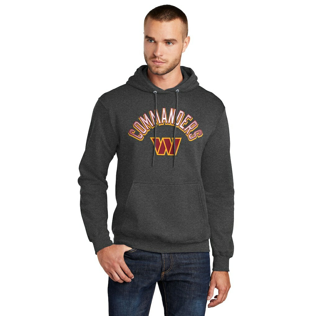 Washington Commanders Starter Arch Over Logo Pullover Hoodie - Charcoal on sale