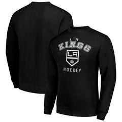 Los Angeles Kings Men's Starter Team Logo Fleece Pullover Sweatshirt Black