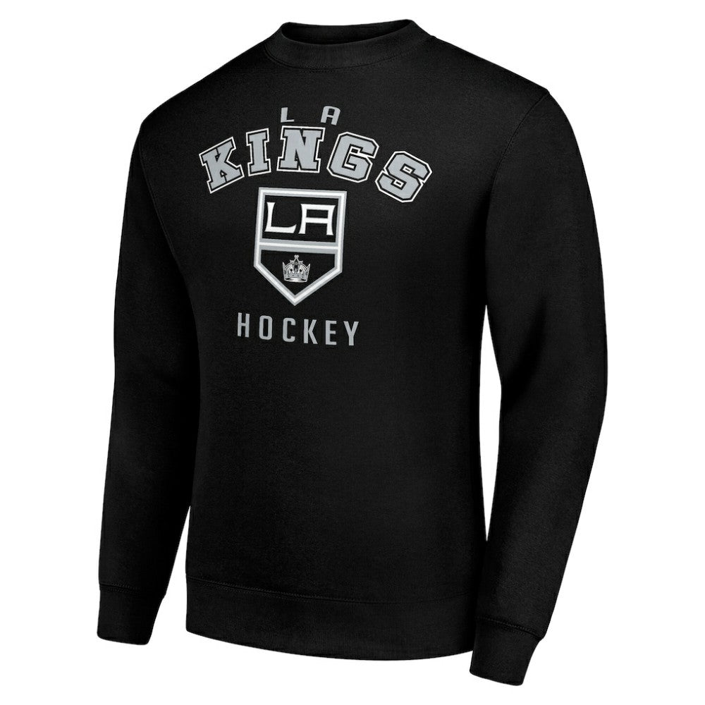 Los Angeles Kings Men's Starter Team Logo Fleece Pullover Sweatshirt Black