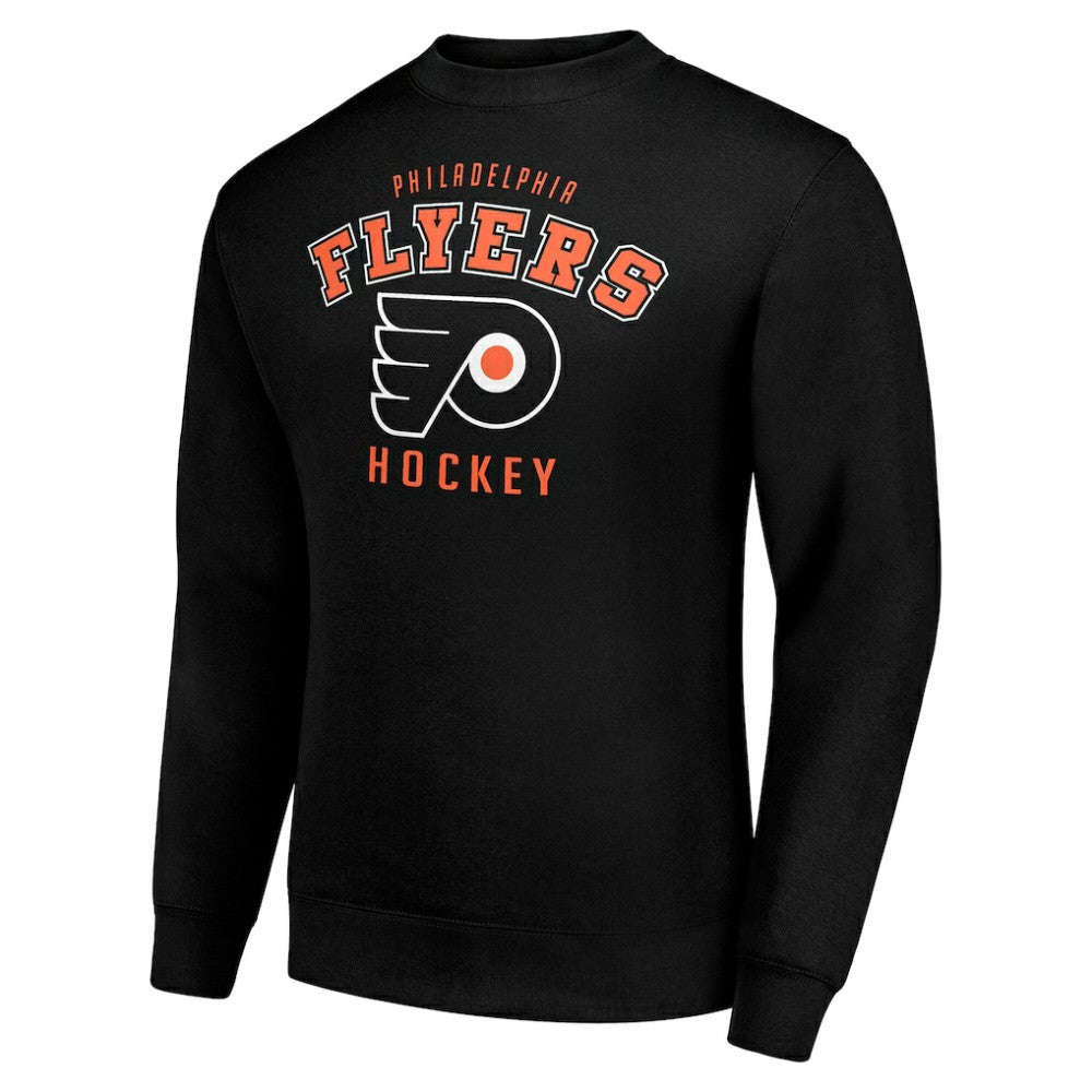 Philadelphia Flyers Men's Starter Team Logo Fleece Pullover Sweatshirt Black