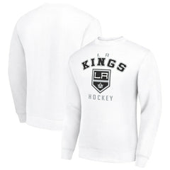 Los Angeles Kings Men's Starter Team Logo Fleece Pullover Sweatshirt White