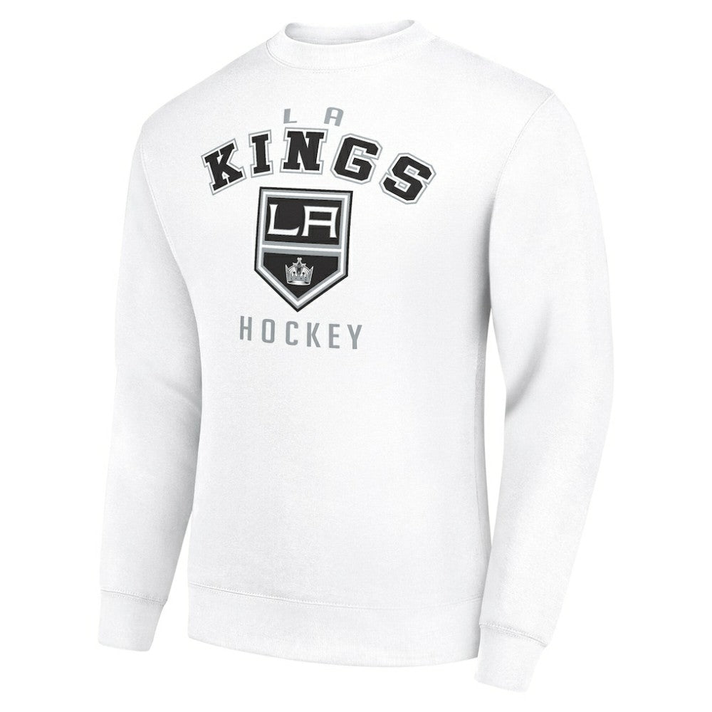 Los Angeles Kings Men's Starter Team Logo Fleece Pullover Sweatshirt White