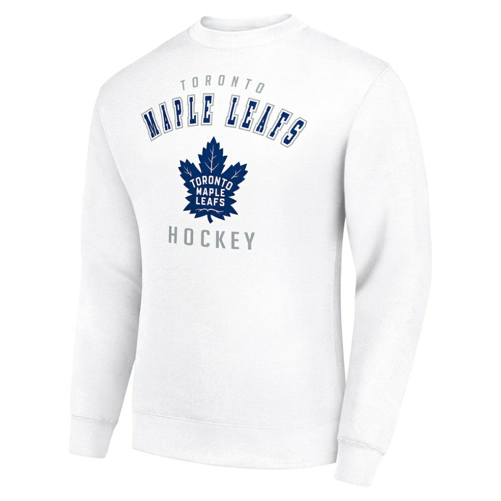 Toronto Maple Leafs Men's Starter Team Logo Fleece Pullover Sweatshirt White