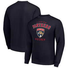 Florida Panthers Men's Starter Team Logo Fleece Pullover Sweatshirt Navy