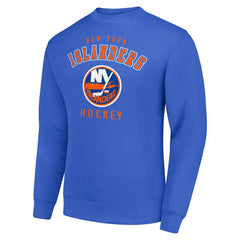 New York Islanders Men's Starter Team Logo Fleece Pullover Sweatshirt Royal