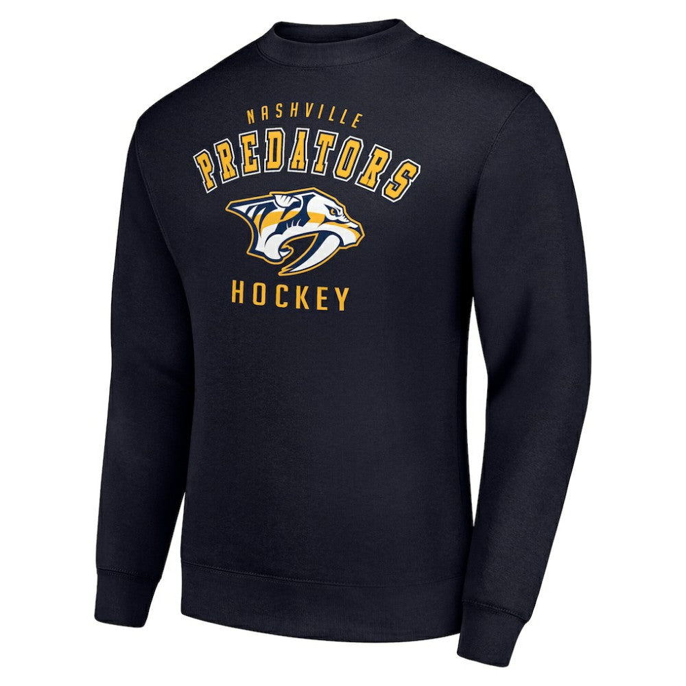 Nashville Predators Men's Starter Team Logo Fleece Pullover Sweatshirt Navy
