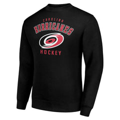 Carolina Hurricanes Men's Starter Team Logo Fleece Pullover Sweatshirt Black