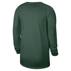 Milwaukee Bucks 2025/26 On-Court Flare Dri-FIT Practice Long Sleeve Tri-Blend T-Shirt - Hunter Green | Nike on sale