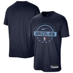 Memphis Grizzlies 2025/26 On-Court Flare Performance Practice T-Shirt - Navy | Nike on sale
