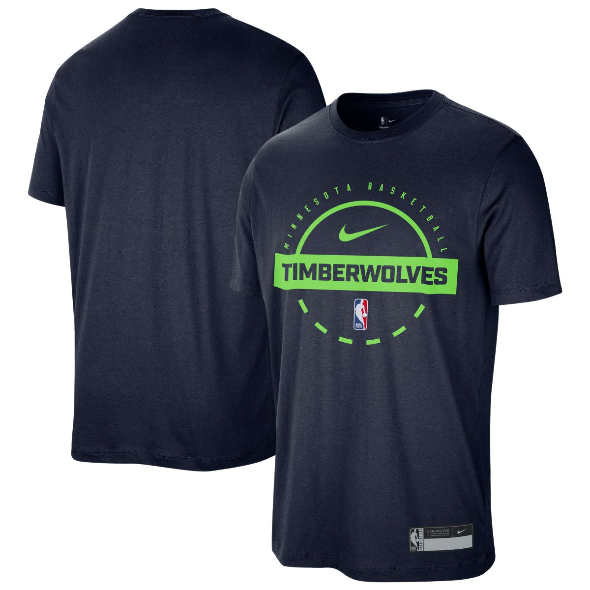Minnesota Timberwolves 2025/26 On-Court Flare Performance Practice T-Shirt - Navy | Nike on sale