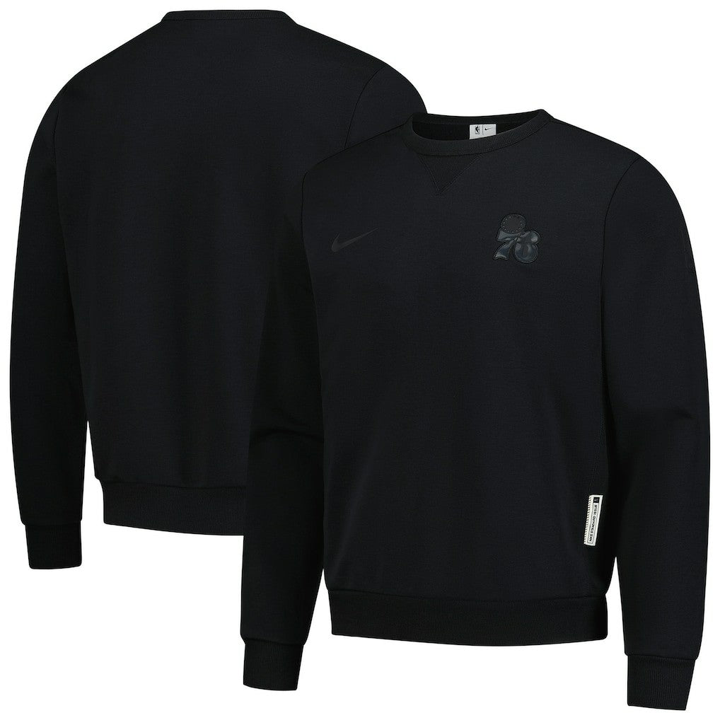 Philadelphia 76ers Authentic Standard Issue Travel Dri-FIT Sweatshirt - Black | Nike on sale