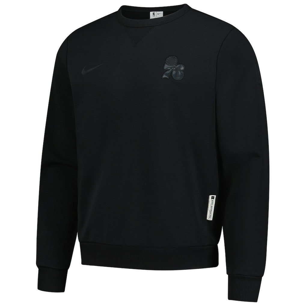 Philadelphia 76ers Authentic Standard Issue Travel Dri-FIT Sweatshirt - Black | Nike on sale