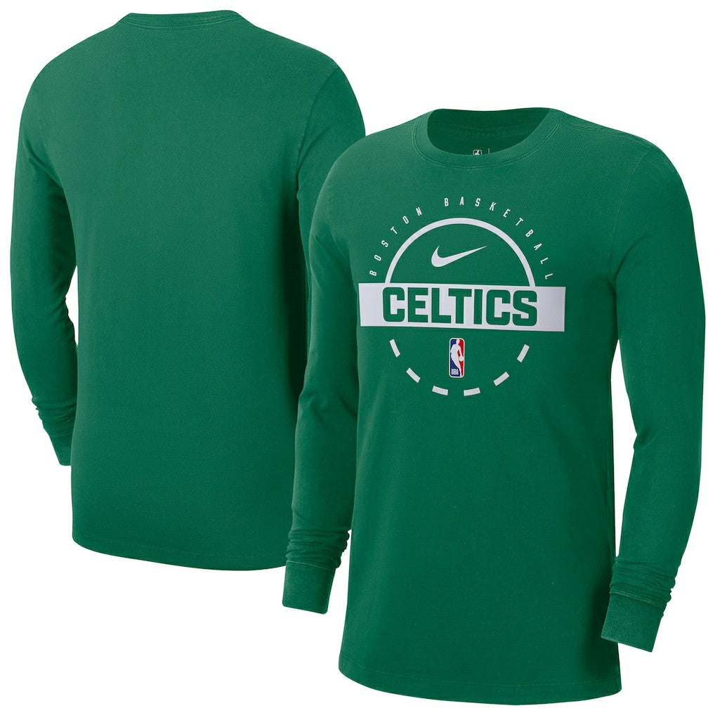 Boston Celtics Authentic Long Sleeve Practice T-Shirt - Kelly Green | Nike outlet