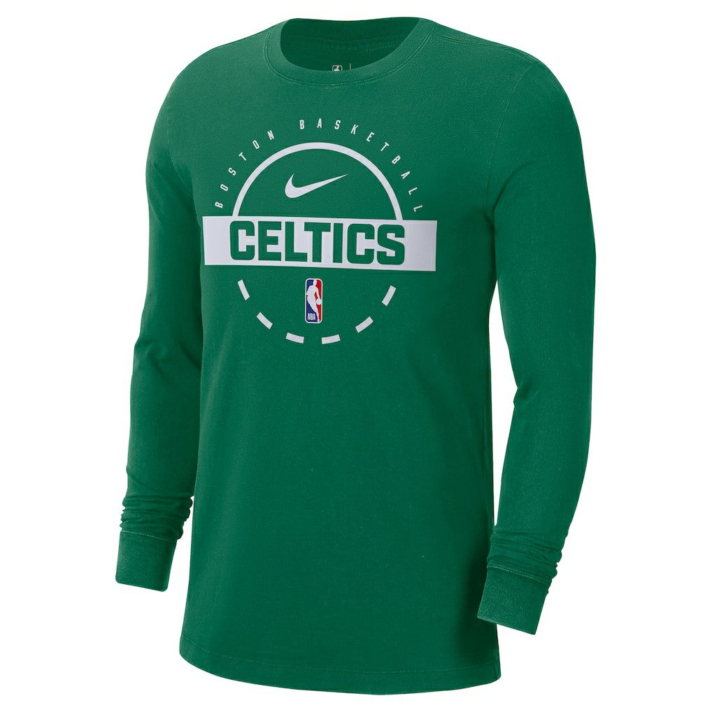 Boston Celtics Authentic Long Sleeve Practice T-Shirt - Kelly Green | Nike outlet