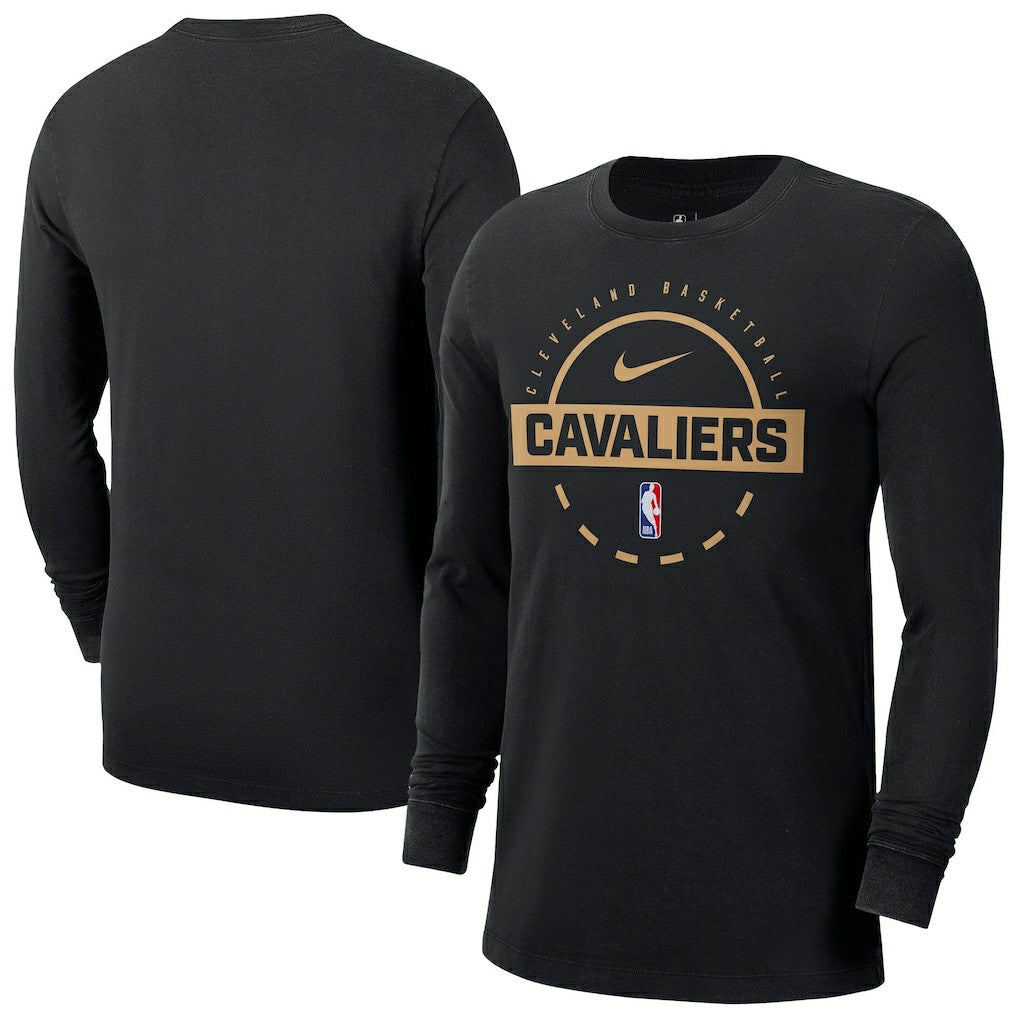 Cleveland Cavaliers Authentic Long Sleeve Practice T-Shirt sale - Black | Nike on sale