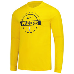 Indiana Pacers Authentic Long Sleeve Practice T-Shirt - Gold | Nike cheap
