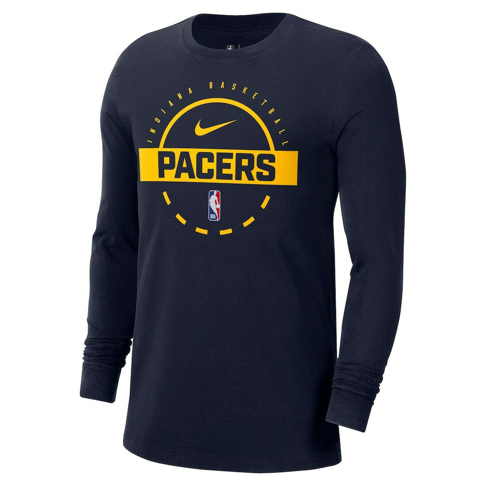 Indiana Pacers Authentic Long Sleeve Practice T-Shirt - Navy | Nike for sale