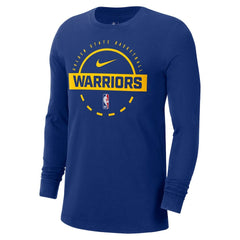 Golden State Warriors Authentic Long Sleeve Practice T-Shirt sale - Royal | Nike sale