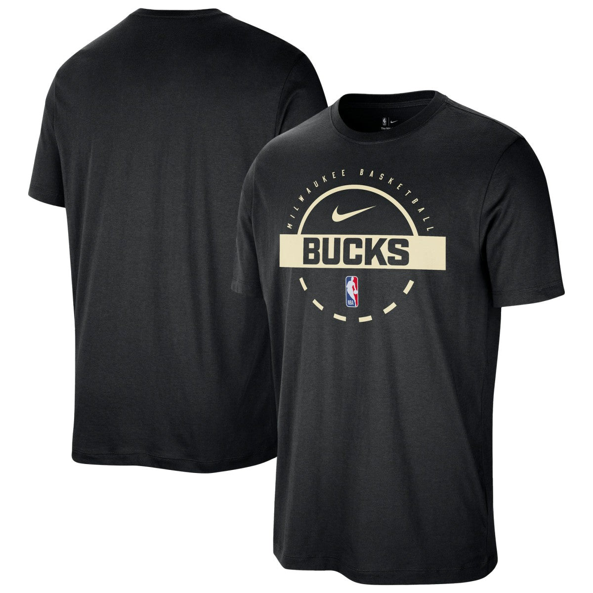Milwaukee Bucks Authentic Practice T-Shirt - Black | Nike discount