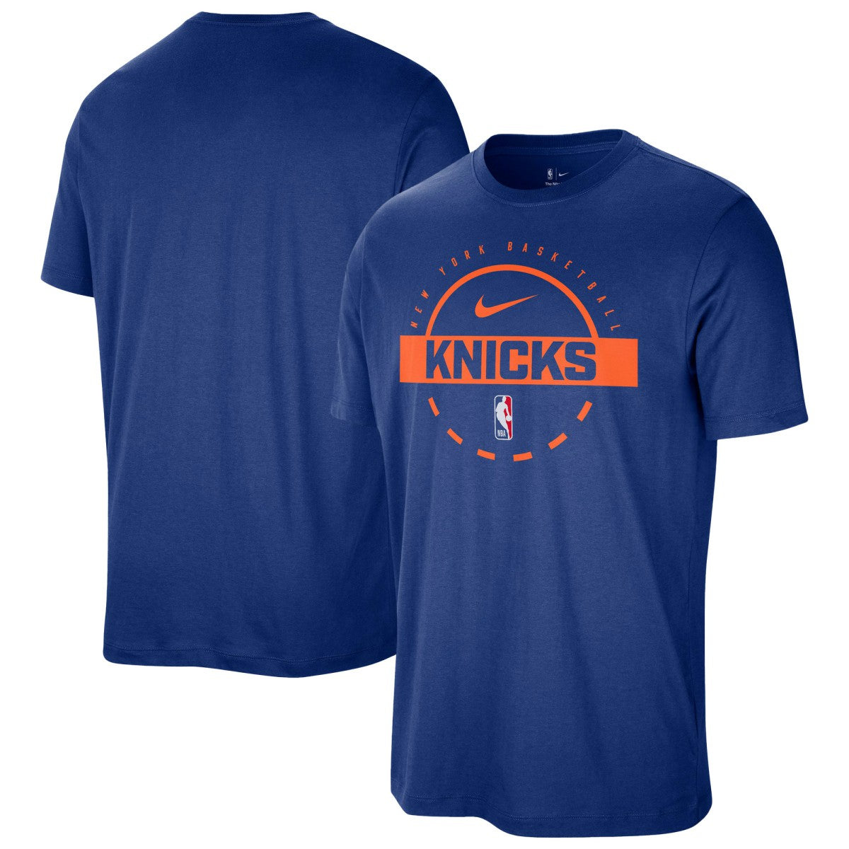 New York Knicks Authentic Practice T-Shirt - Blue | Nike on sale