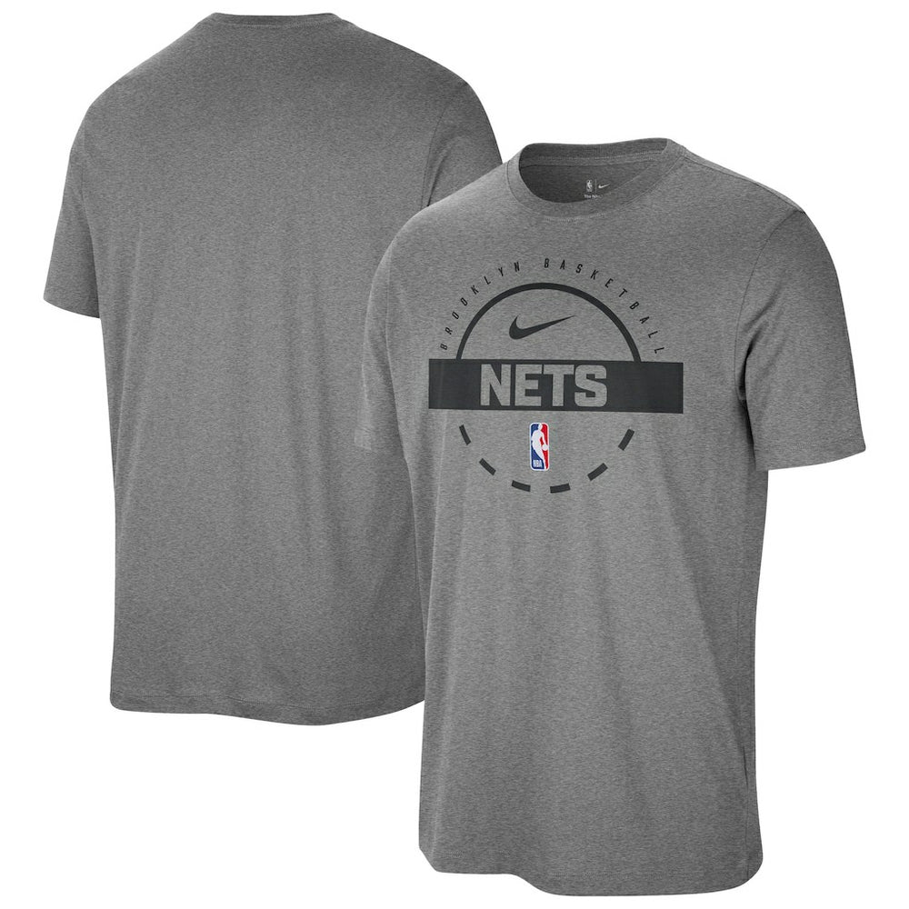 Brooklyn Nets Authentic Practice T-Shirt - Charcoal | Nike for sale