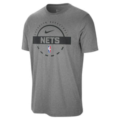 Brooklyn Nets Authentic Practice T-Shirt - Charcoal | Nike for sale