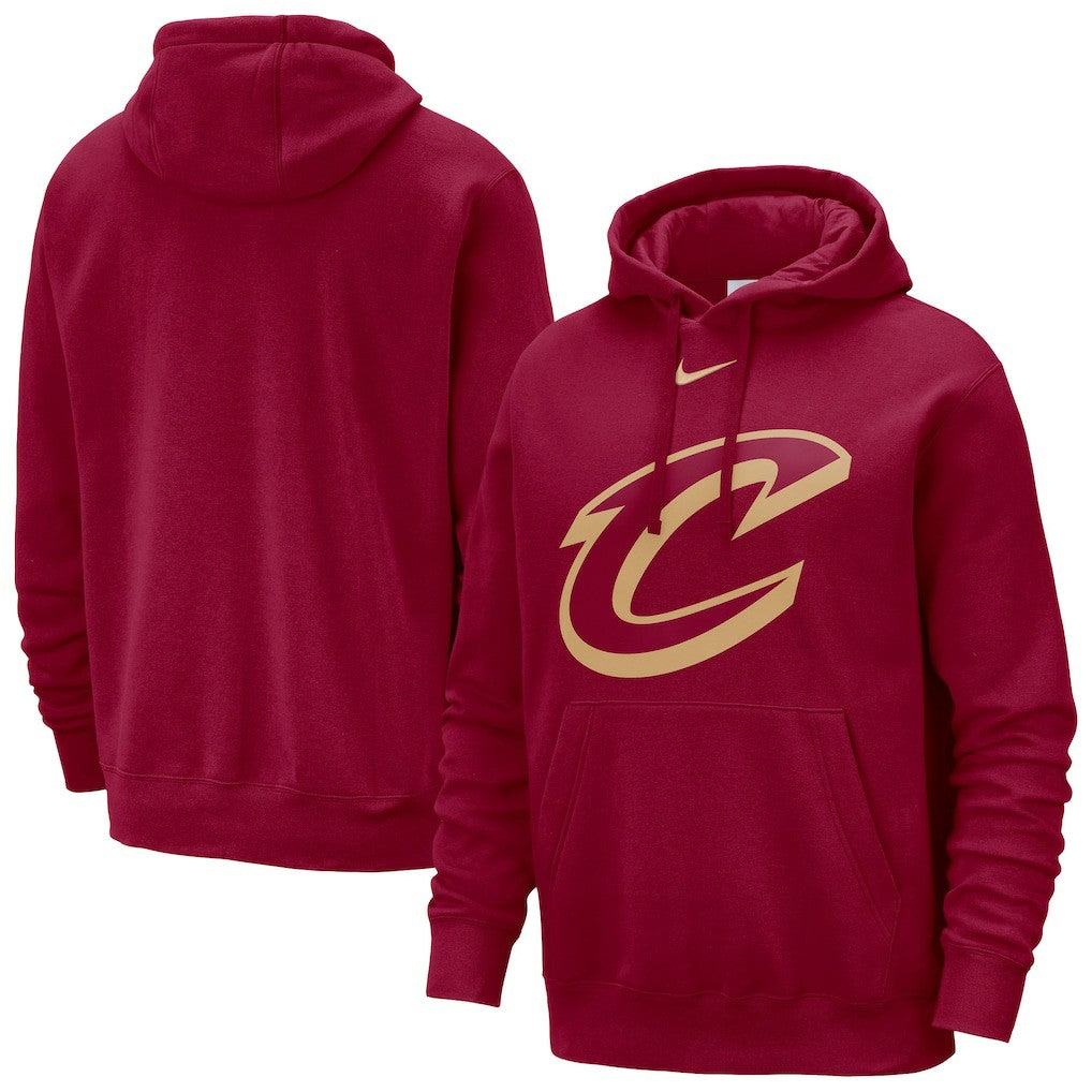 Cleveland Cavaliers Essential Logo Club Pullover Hoodie sale - Wine | Nike outlet