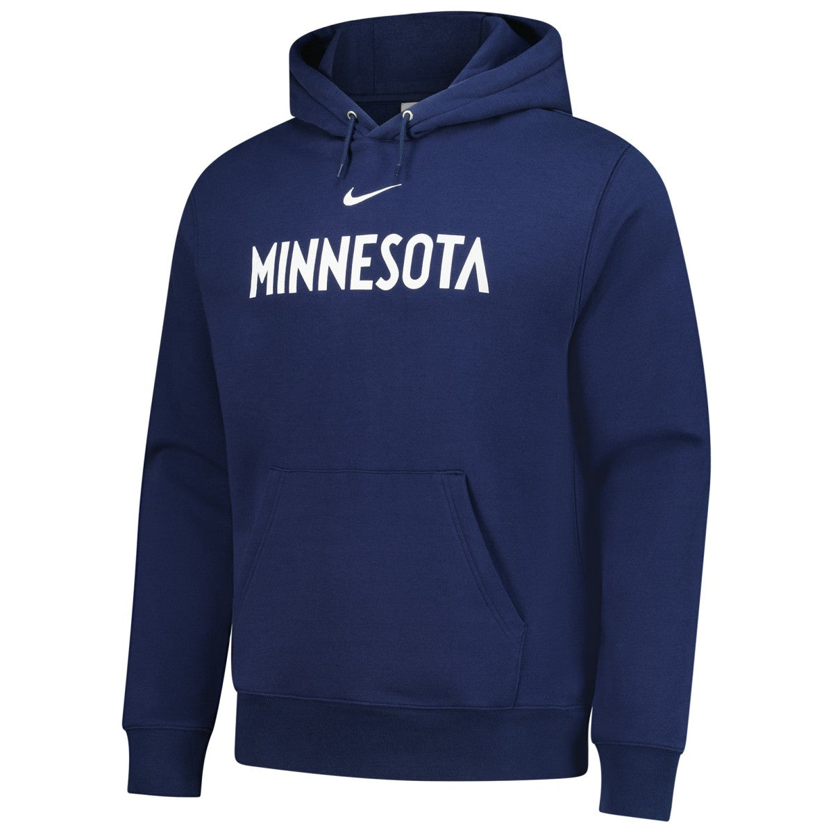 Minnesota Timberwolves Sportswear Essential Wordmark Club Hoodie - Navy | Nike on sale