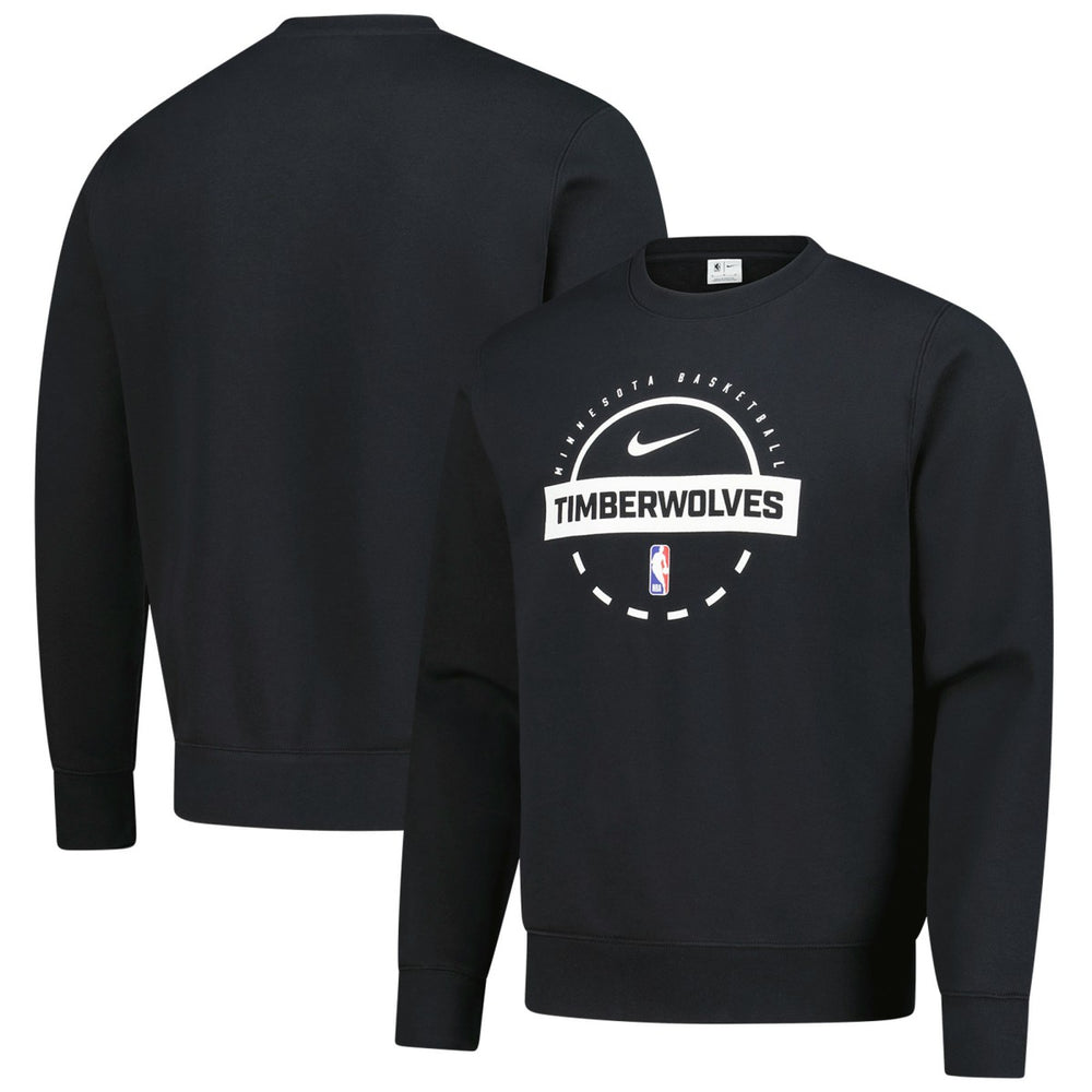 Minnesota Timberwolves 2025/26 Authentic Practice Club Sweatshirt - Black | Nike outlet