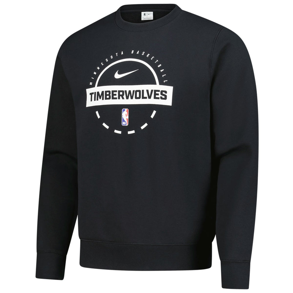 Minnesota Timberwolves 2025/26 Authentic Practice Club Sweatshirt - Black | Nike outlet