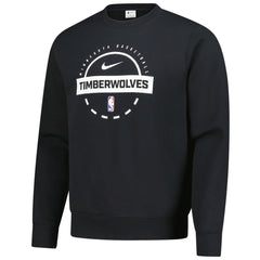 Minnesota Timberwolves 2025/26 Authentic Practice Club Sweatshirt - Black | Nike outlet