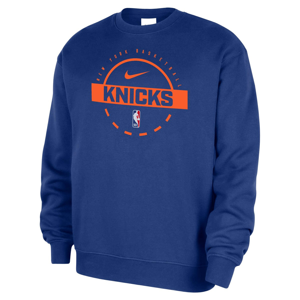 New York Knicks 2025/26 Authentic Practice Club Sweatshirt - Blue | Nike outlet