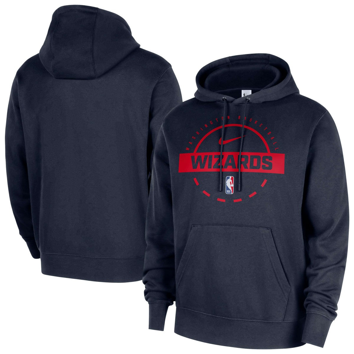 Washington Wizards 2025/26 Authentic Practice Club Pullover Hoodie - Navy | Nike outlet