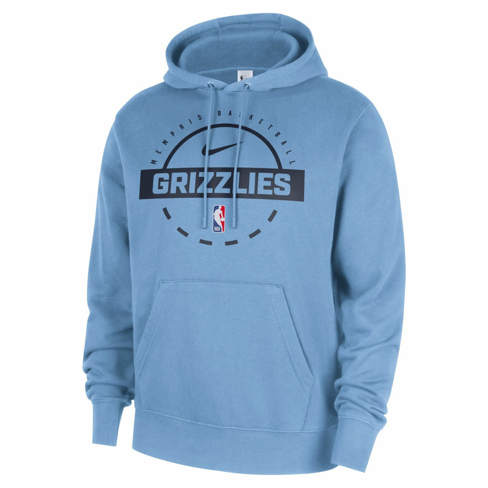 Memphis Grizzlies 2025/26 Authentic Practice Club Pullover Hoodie - Light Blue | Nike online