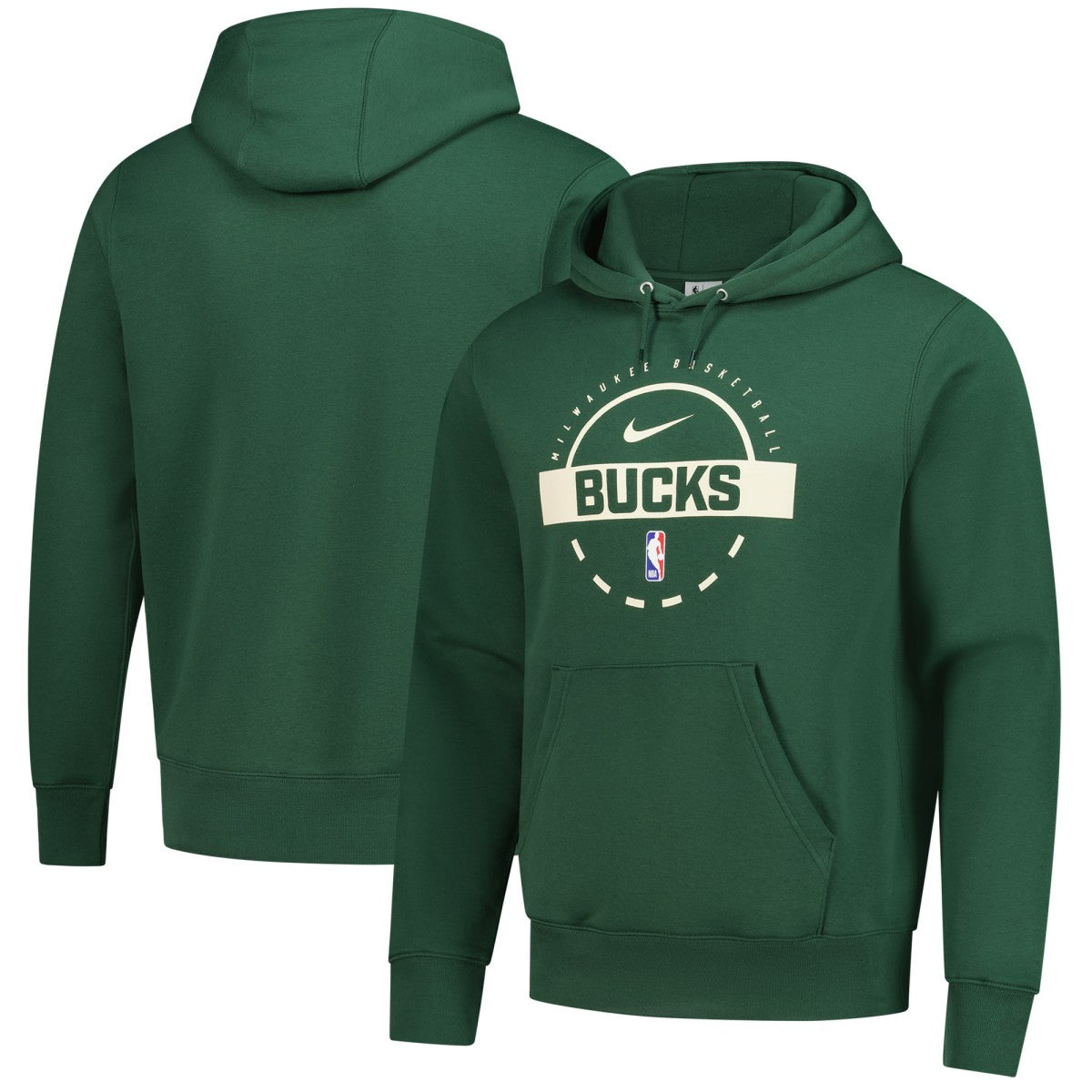 Milwaukee Bucks 2025/26 Authentic Practice Club Pullover Hoodie - Hunter Green | Nike sale