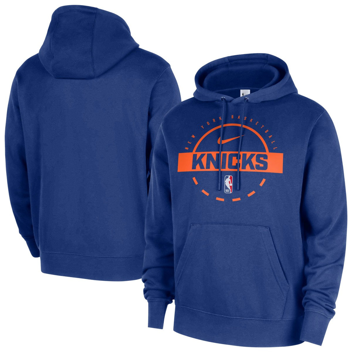 New York Knicks 2025/26 Authentic Practice Club Pullover Hoodie - Blue | Nike outlet