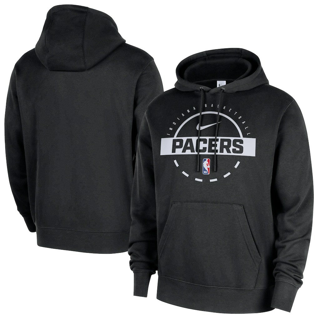Indiana Pacers 2025/26 Authentic Practice Club Pullover Hoodie - Black | Nike outlet