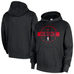 Atlanta Hawks 2025/26 Authentic Practice Club Pullover Hoodie - Black | Nike shop