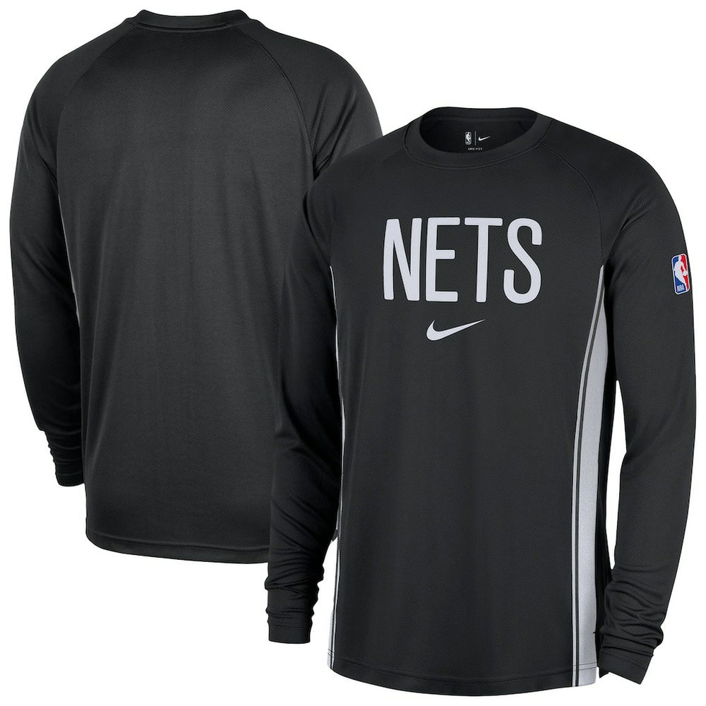 Brooklyn Nets 2025/26 Authentic Pre-Game Legend Dri-FIT Long Sleeve Shooting Shirt - Black | Nike shop