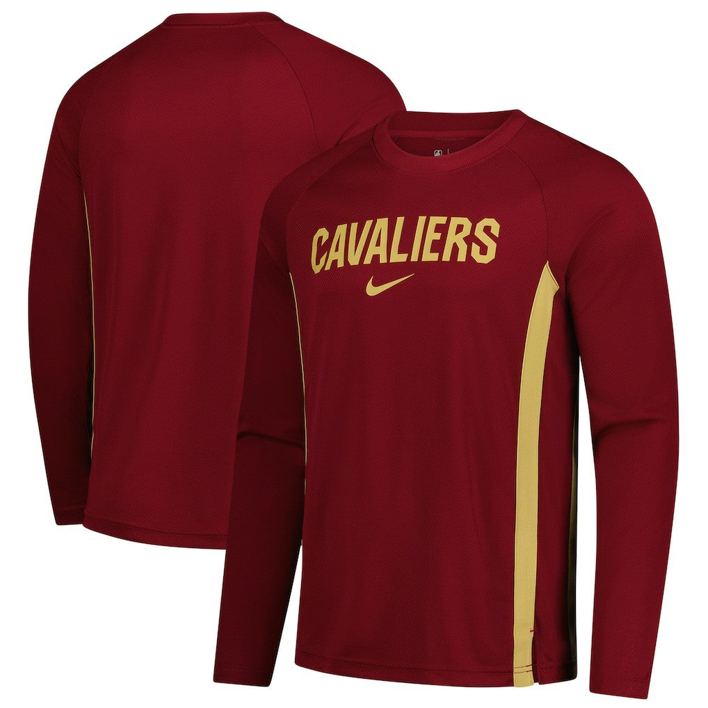 Cleveland Cavaliers 2025/26 Authentic Pre-Game Legend Dri-FIT Long Sleeve Shooting Shirt sale - Wine | Nike on sale