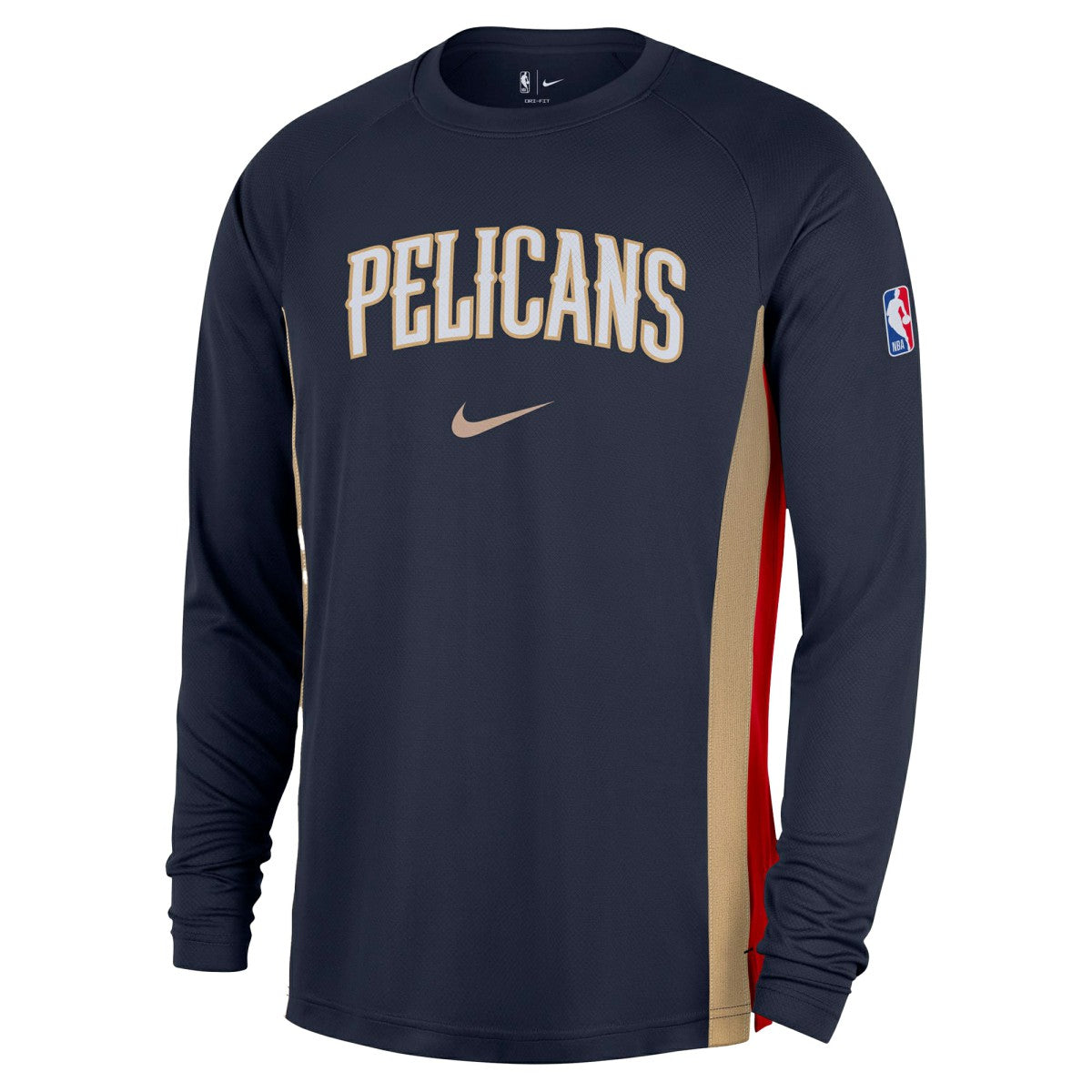 New Orleans Pelicans 2025/26 Authentic Pre-Game Legend Dri-FIT Long Sleeve Shooting Shirt - Navy | Nike cheap