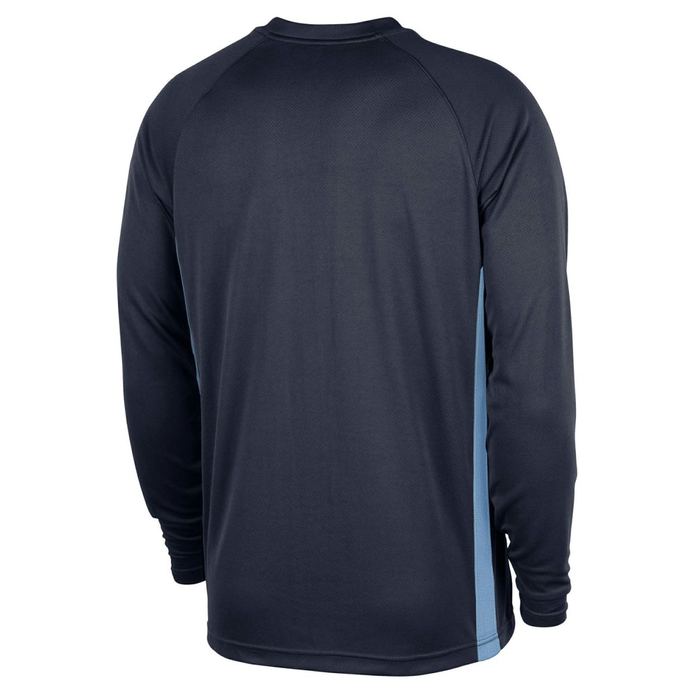 Memphis Grizzlies 2025/26 Authentic Pre-Game Legend Dri-FIT Long Sleeve Shooting Shirt - Navy | Nike on sale