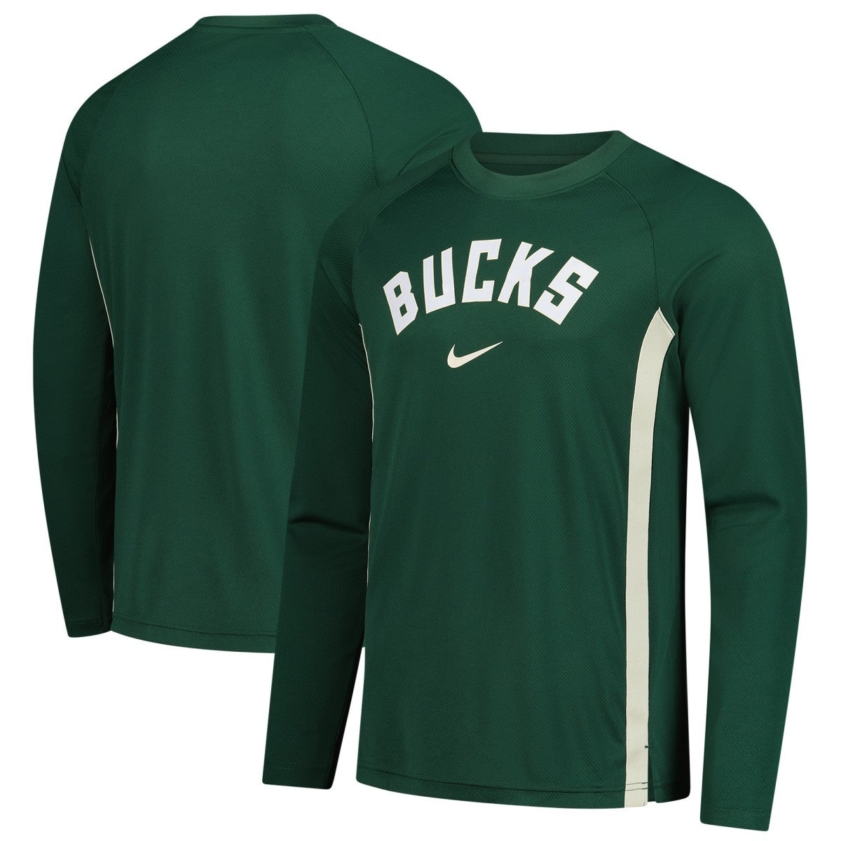 Milwaukee Bucks 2025/26 Authentic Pre-Game Legend Dri-FIT Long Sleeve Shooting Shirt - Hunter Green | Nike discount