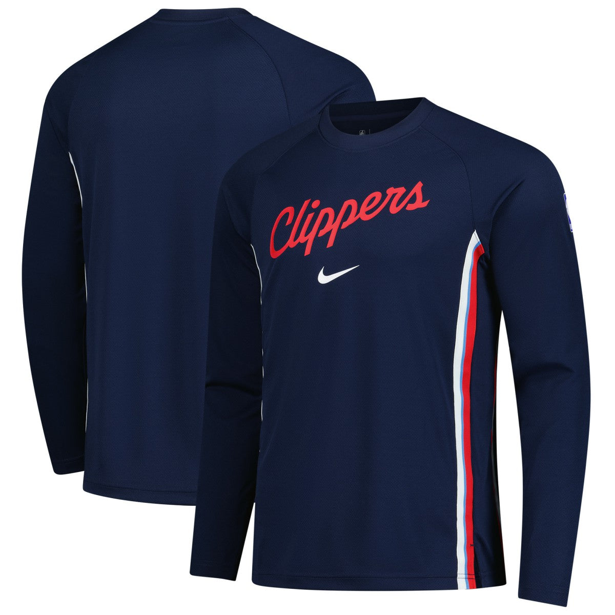 LA Clippers 2025/26 Authentic Pre-Game Legend Dri-FIT Long Sleeve Shooting Shirt - Navy | Nike for sale